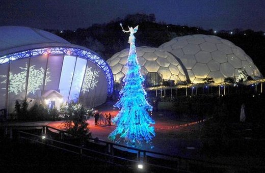 Eden Project's Unique Christmas Tree