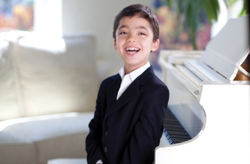 Composer, Player and Entertainer - And He's Just Seven!