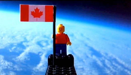 Video Of The Week - Lego Man Goes To Space